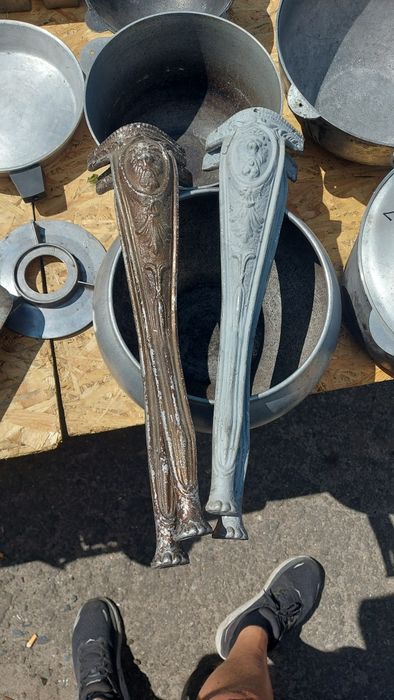 Ножки для табурета старые очень красивые алюминий