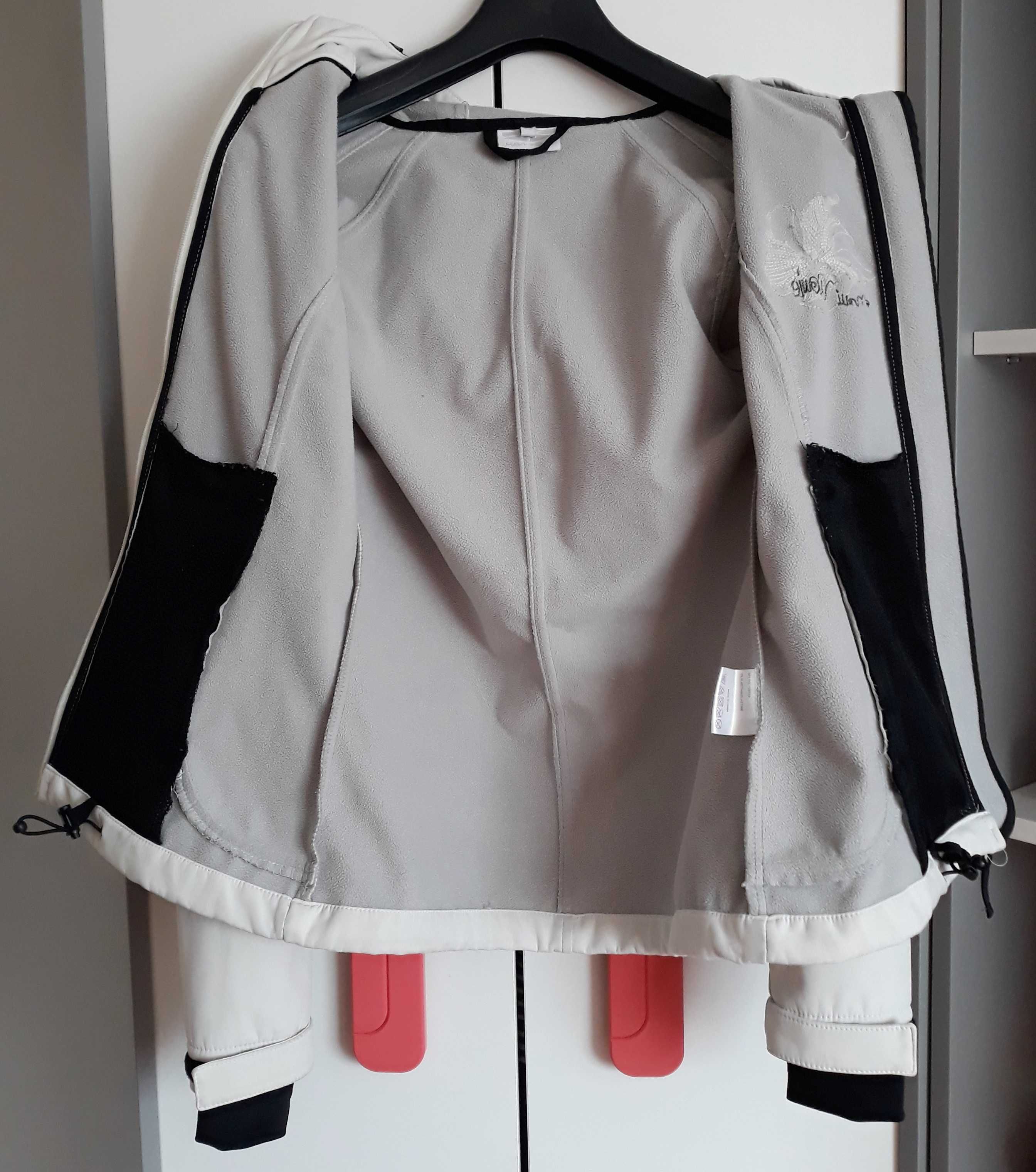 Biała kurtka wiosenna jesienna przejściowa sportowa 34 XS Mavi-Wowie