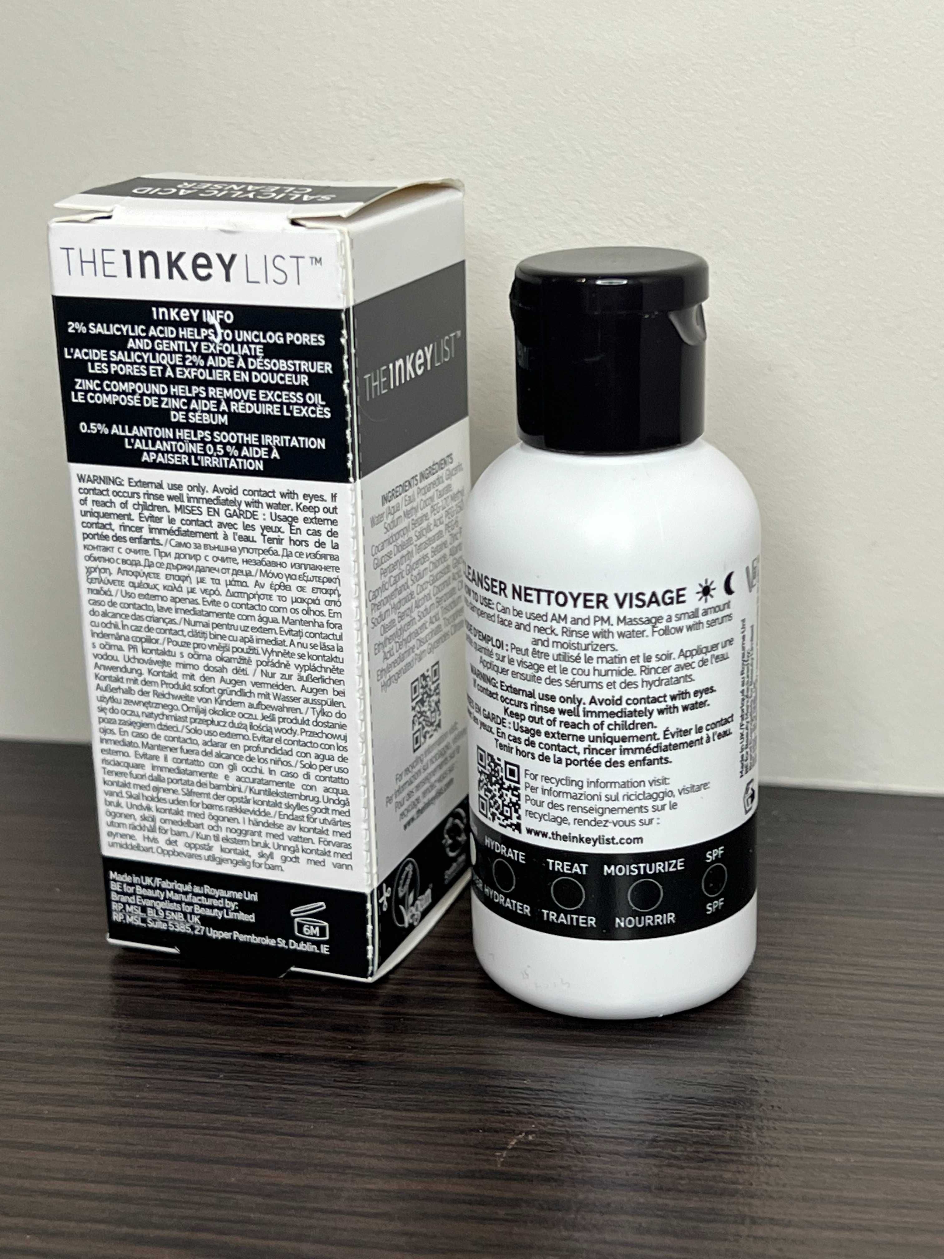 THE INKEY LIST Żel oczyszczający z kwasem salicylowym 60ml mini travel