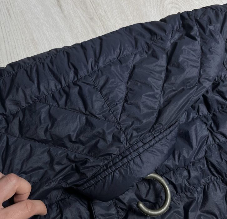 Stone Island garment dyed micro yarn down overshirt