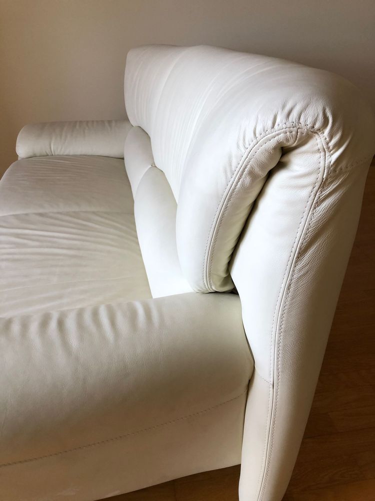 Sofa branco em bom estado