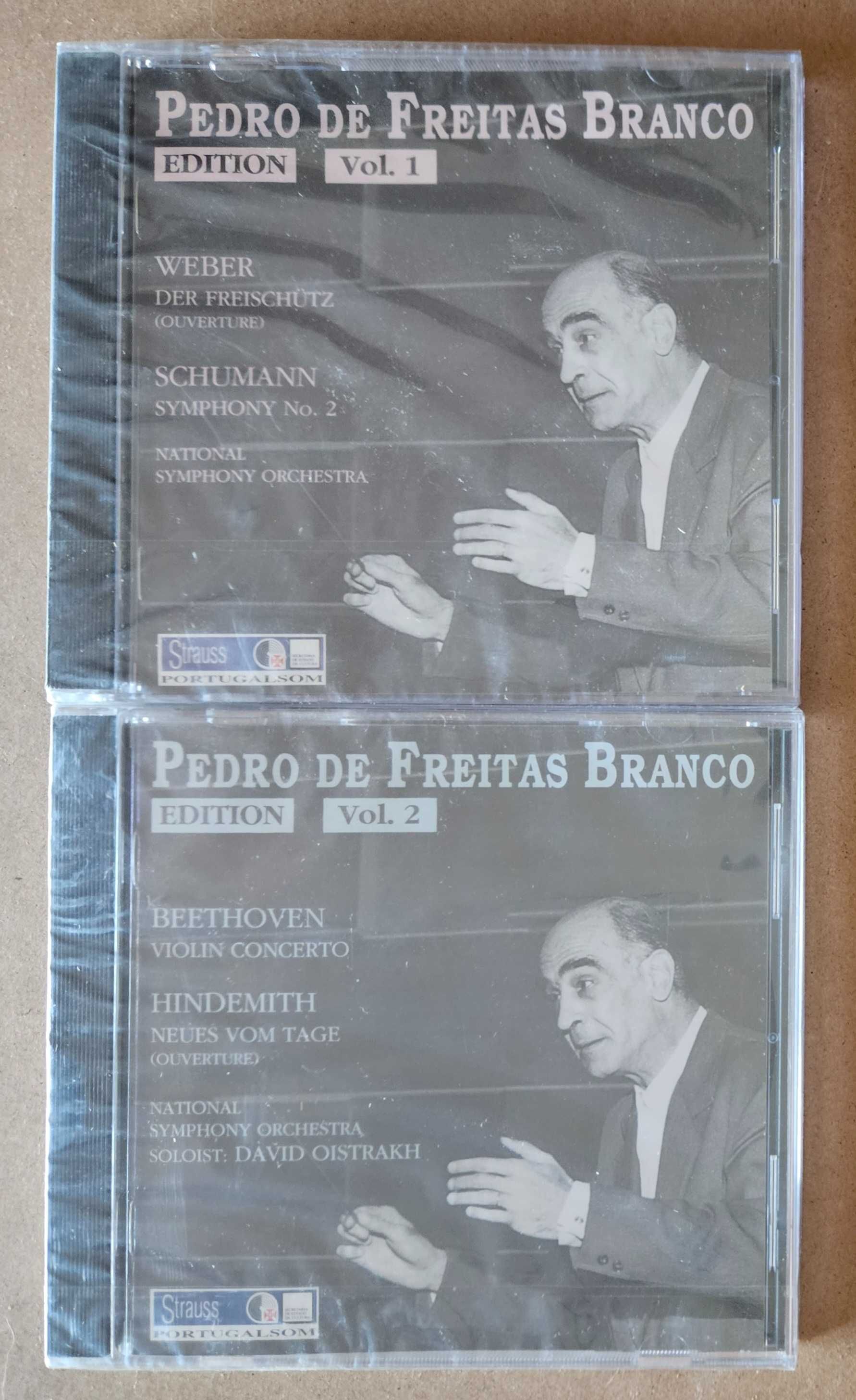 CD música clássica - Pedro Freitas Branco vol 1 e 2 - NOVO