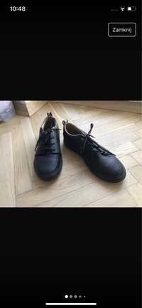 Lacoste czarne buty skórzane