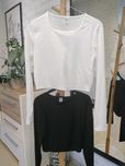 Bluzka 2szt. biala+czarna r.158 NOWE