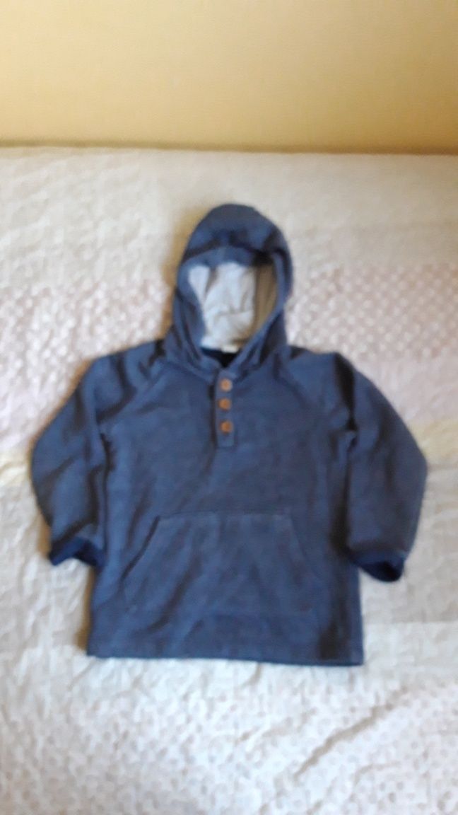 Granatowa bluza chłopięca z kapturem TU r. 92/98 cm