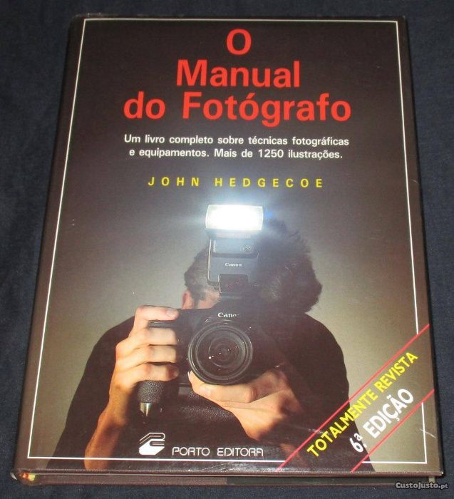 Vários livros de sobre fotografia