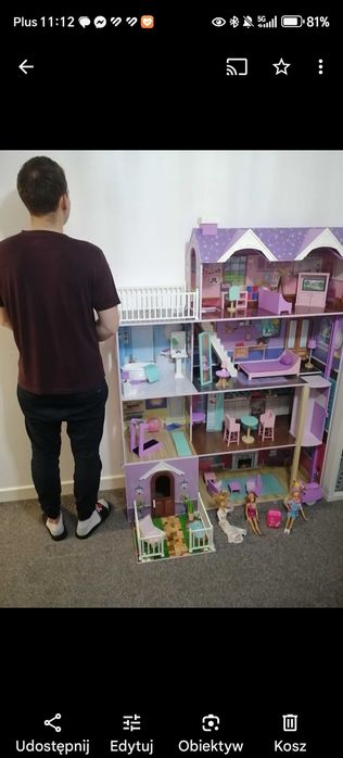 Domek dla lalki barbie