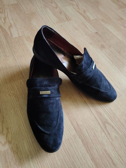Замшевые туфли, лоферы OSCAR 42 р.