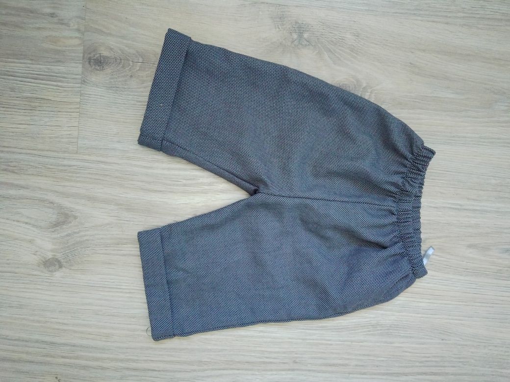 Elegancki zestaw body koszulowe i spodnie  80