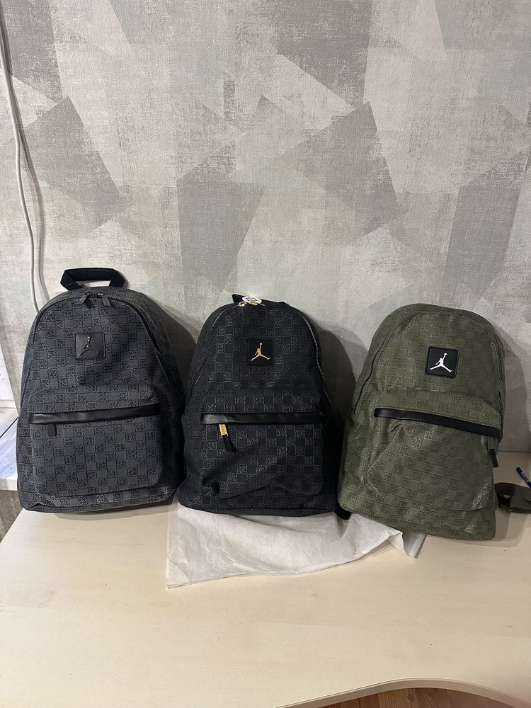 Рюкзак Jordan джордан Monogram Black Gray