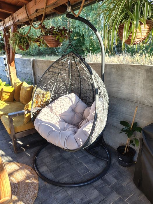 Fotel wiszący bujak kokon   xxl