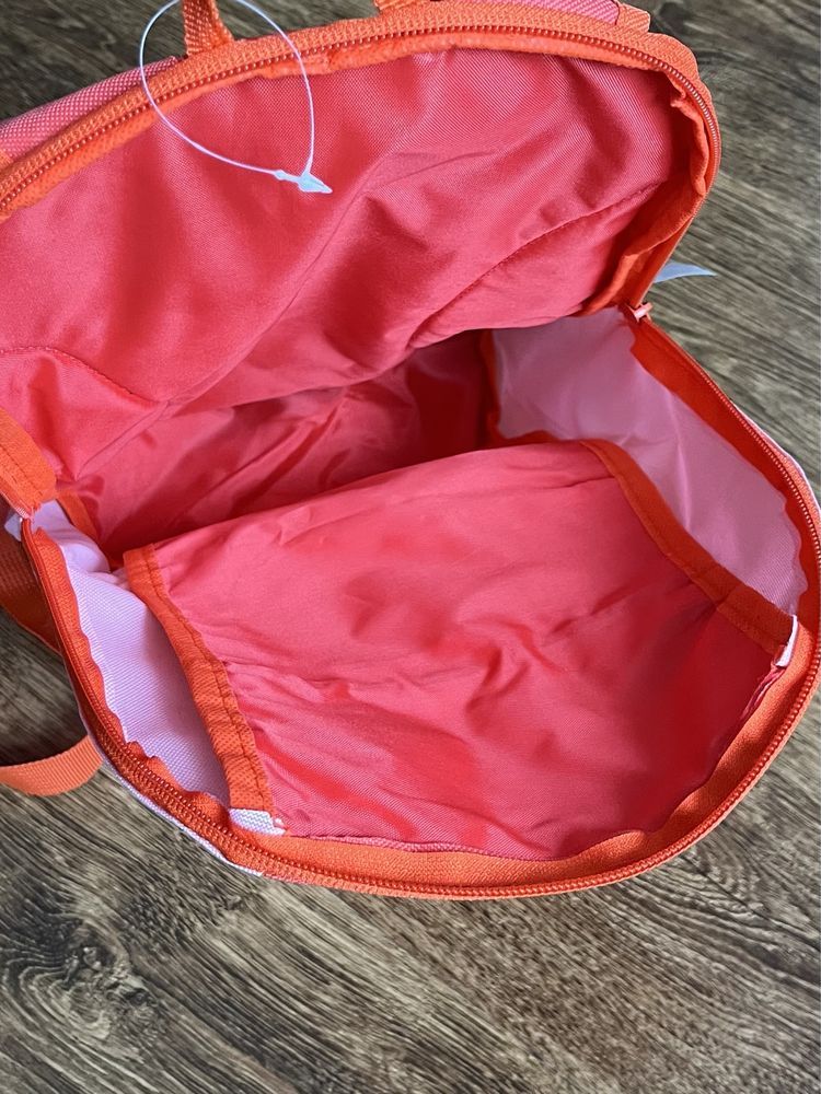 Mały kolorowy plecak dwie kieszenie materiałowy unisex