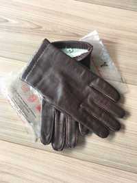 nowe męskie rękawiczki skórzane