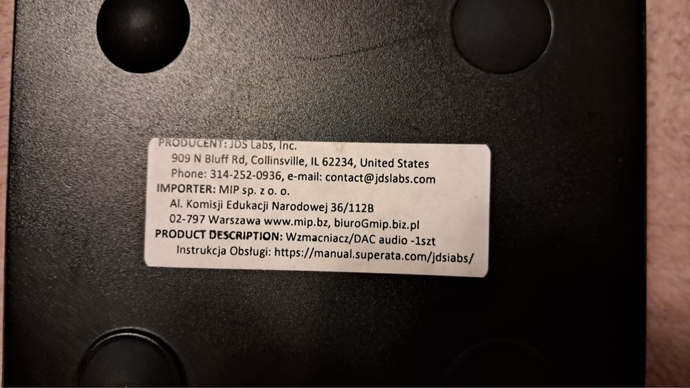 Wzmacniacz sluchawkowy JDS Atom amp +
