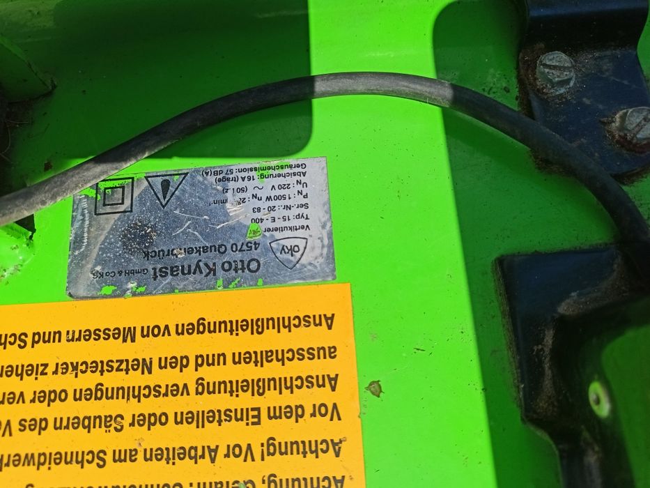 Wertykulator elektryczny mocny