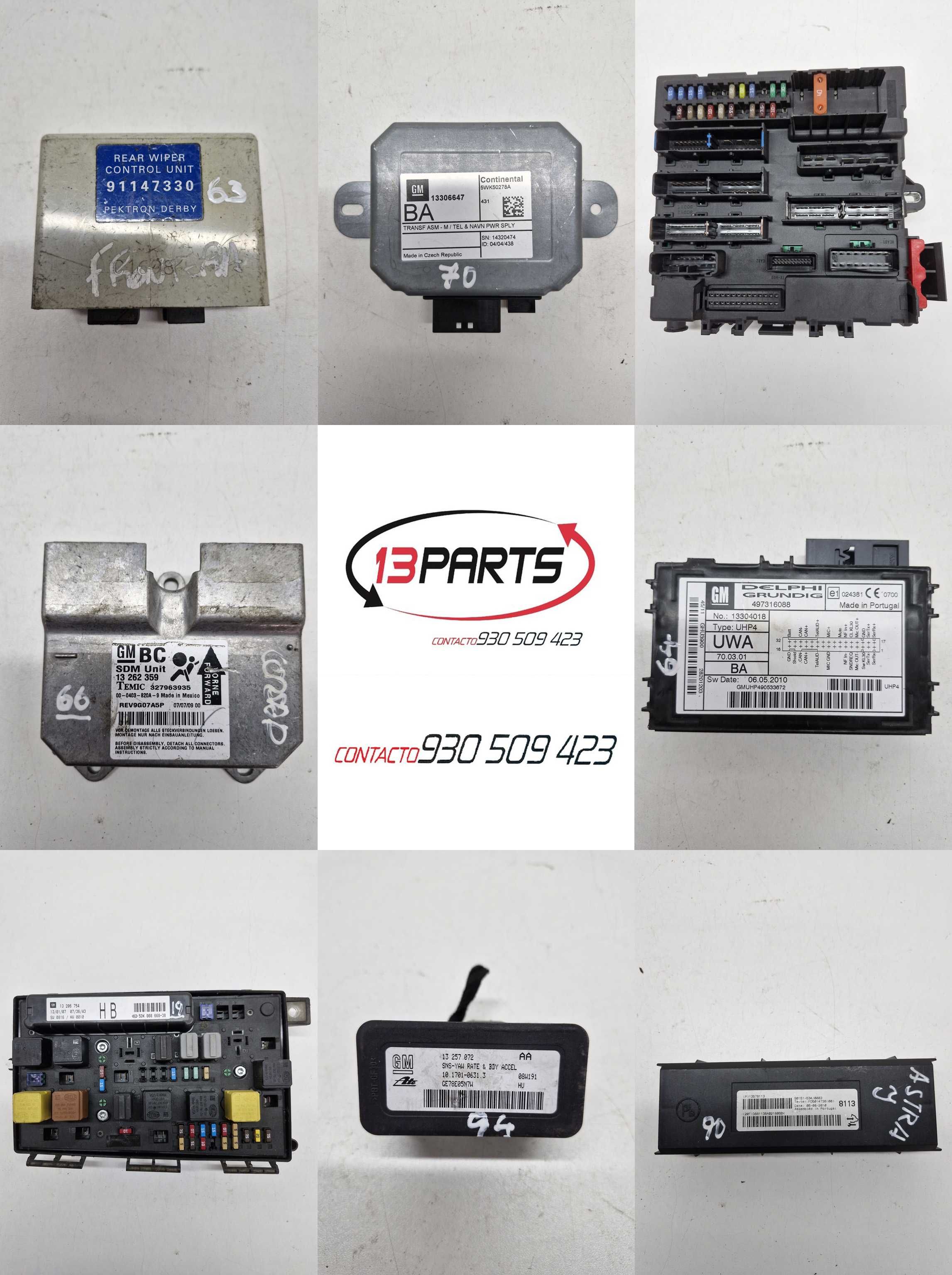 Diversos Modulos Eletronicos Caixas Fusiveis Opel