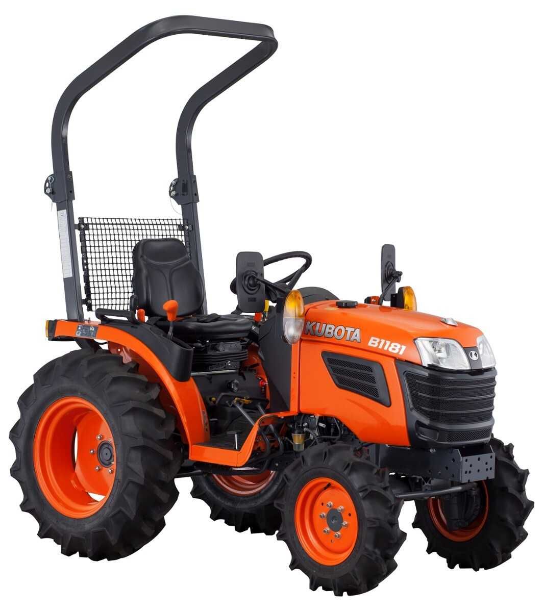 Traktor KUBOTA B1181 z kołami rolniczymi | 4X4 | 17km | 778cm3 | 649kg