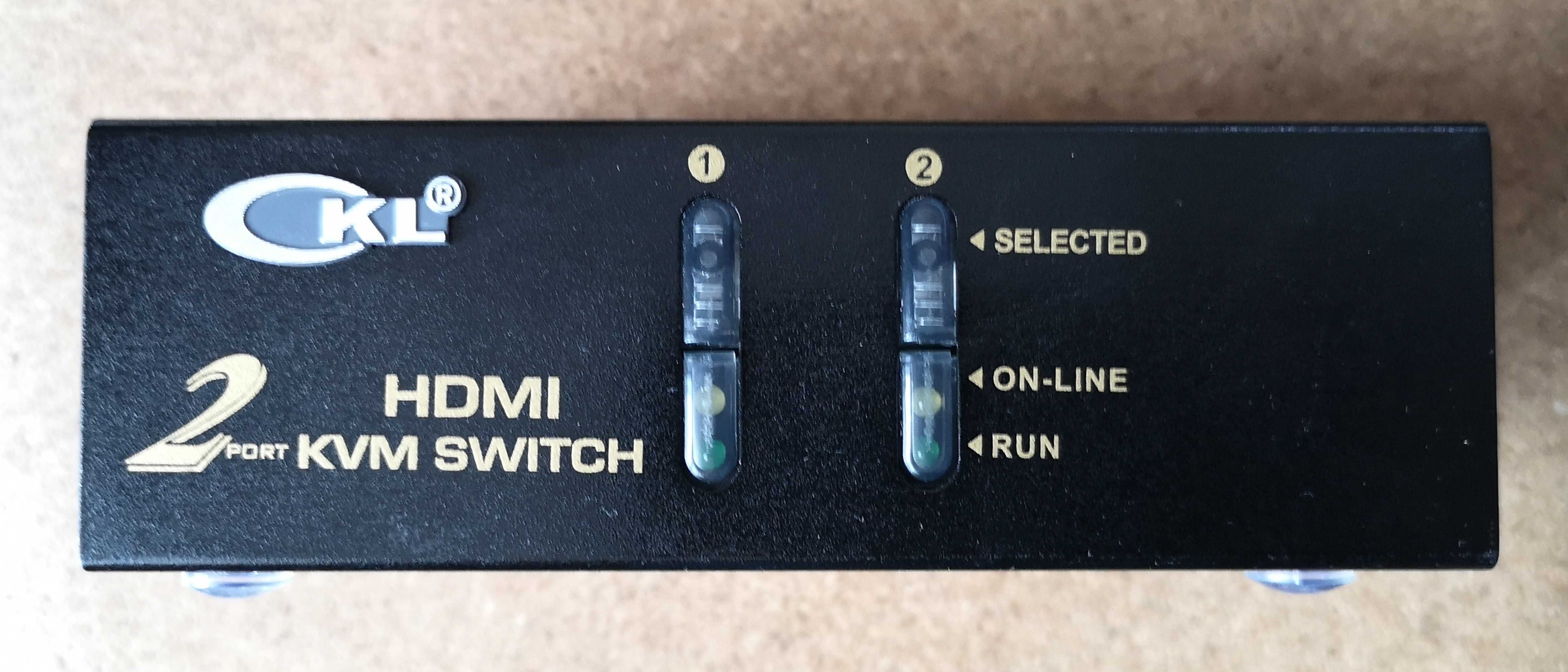 USB HDMI KVM-Switch CKL-92H USB, перемикач на 2 порти