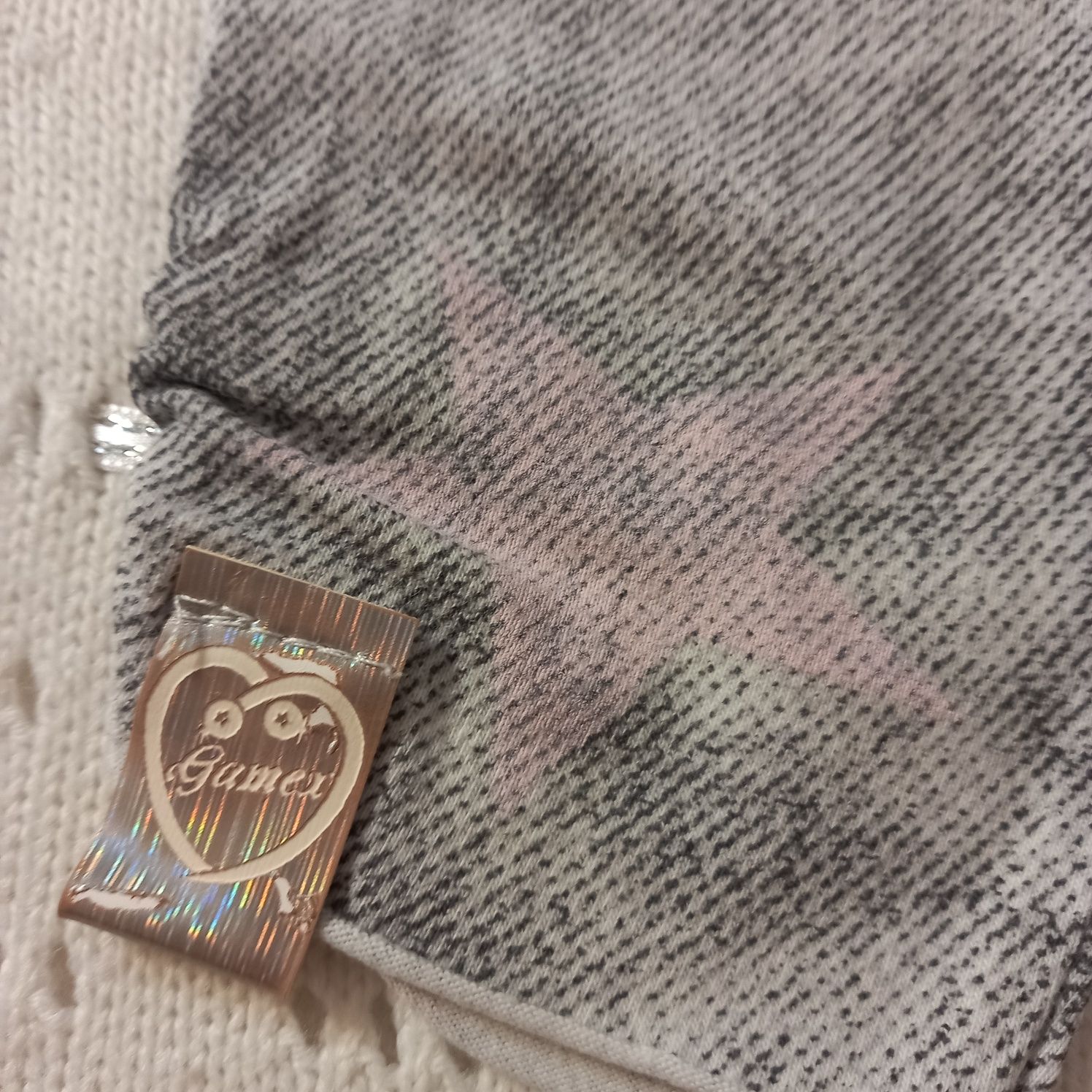Komplet letni dziewczęcy, bluzeczka i legginsy, Gamex, r. 86