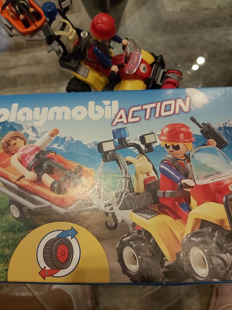 playmobil action quad ratownictwa medycznego