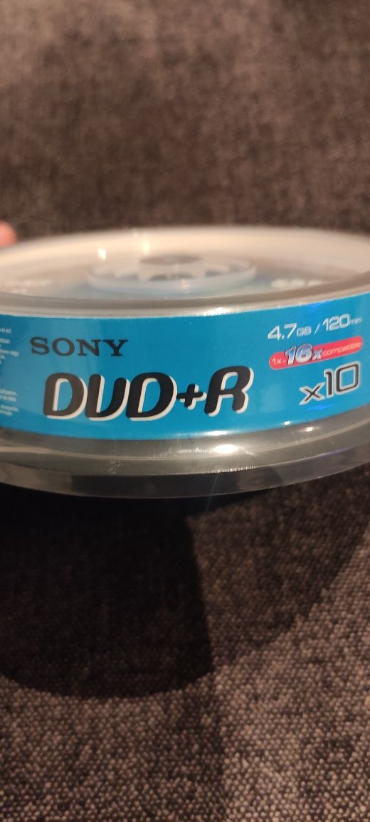 SONY - DVD+R 4.7GB Conjunto 10 unid. (120MIN)