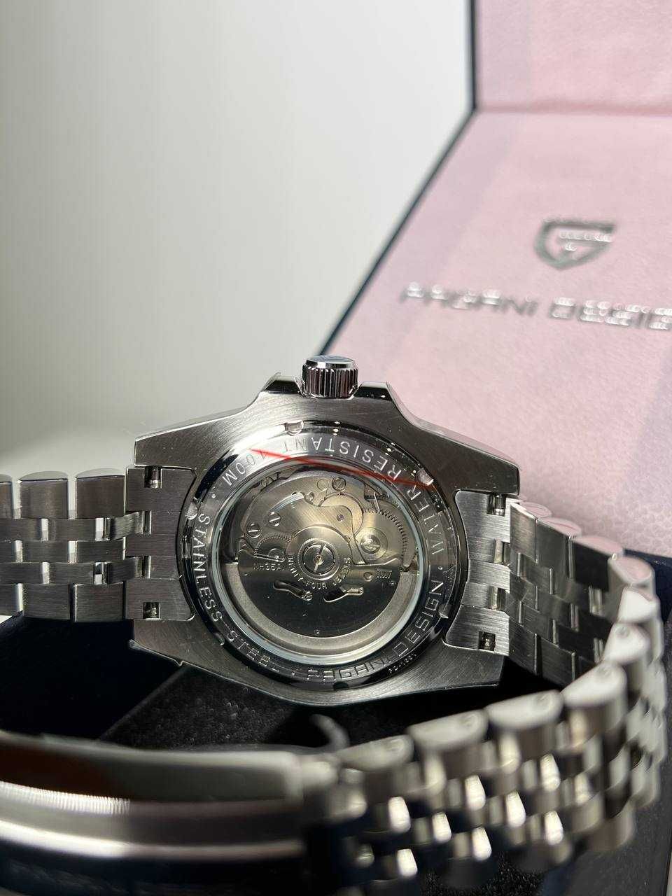 Часы Pagani Design PD-1661 Silver-Black, 40 mm