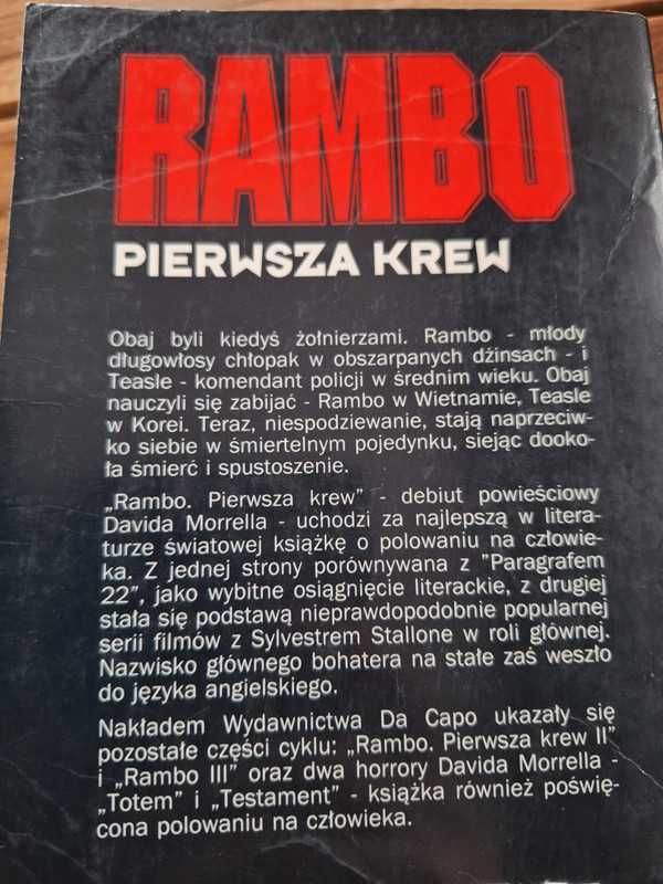 Rambo Pierwsza krew 1-3 David Morrell