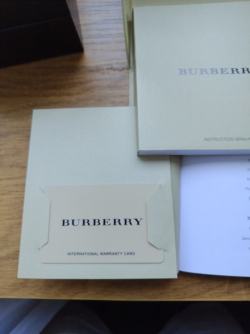 коробка годиника burberry документи