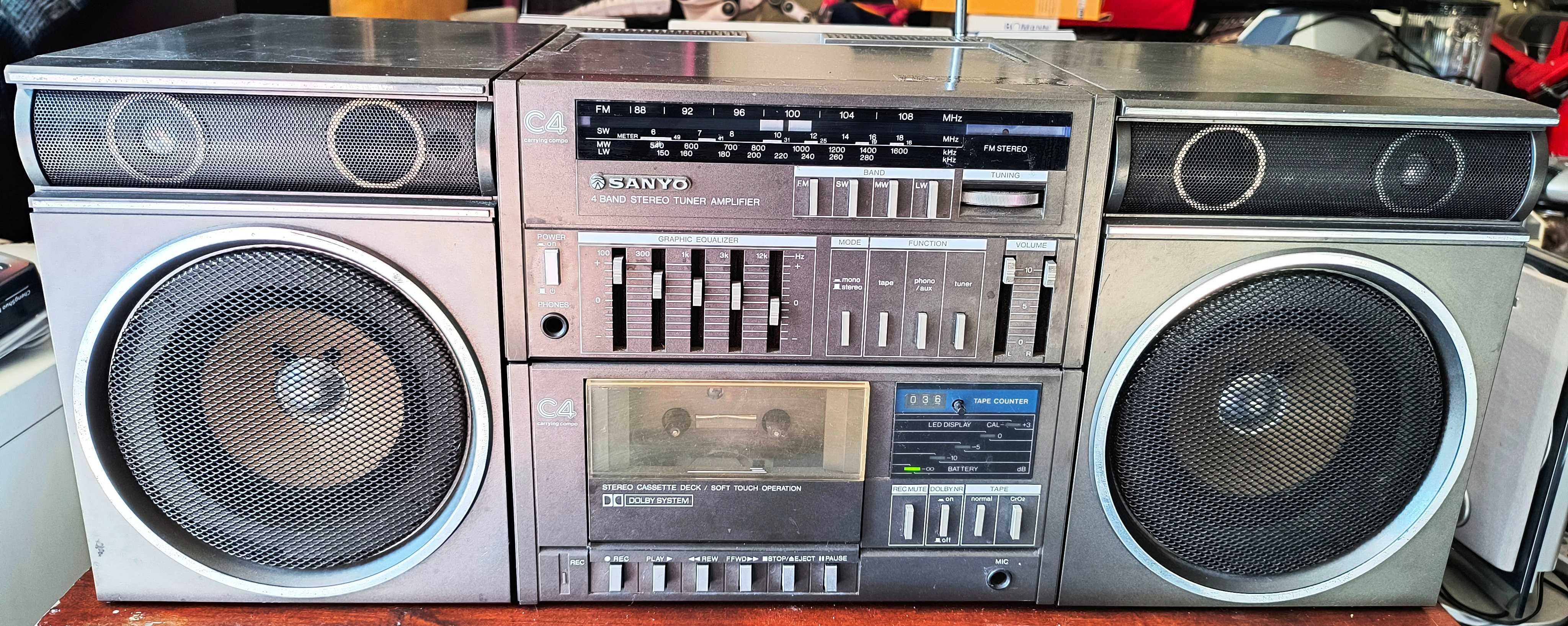 Radiomagnetofon SANYO C4R Gorzów Wlkp. Made in JAPAN