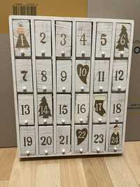 Адвент календарь деревянный