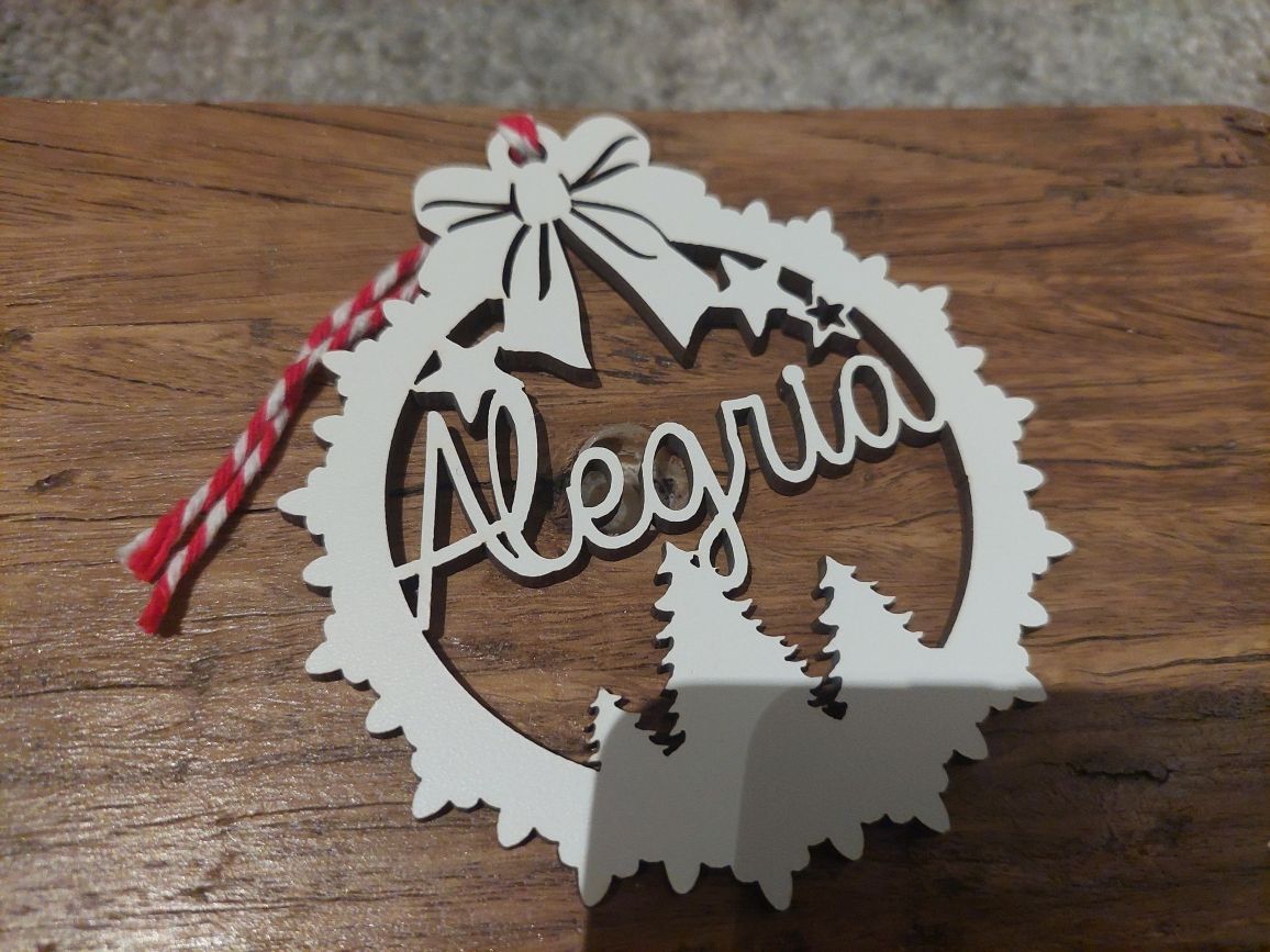 Bola de Natal ALEGRIA