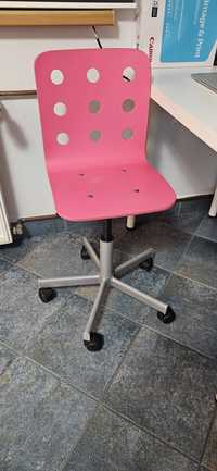 Fotel krzesło obrotowe do biurka dla dziecka Ikea