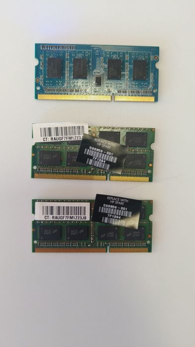 Оперативна пам'ять для ноутбука ddr3 sodimm 2gb