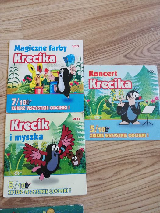 Filmy, bajki- Sindbad, Krecik, Dźeki i Nuka, Pszczółka Maja i inne...