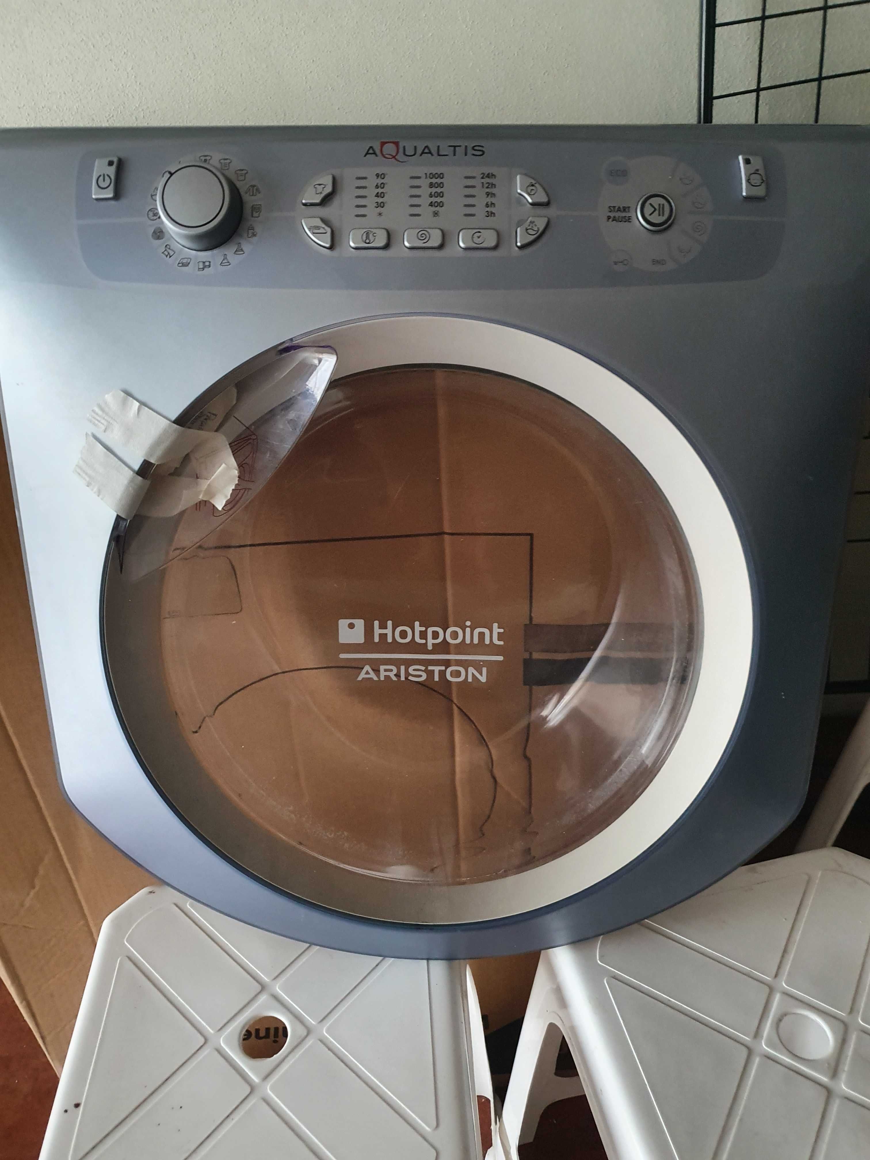 Porta Completa Máquina Lavar Ariston Hotpoint Aqualtis AQ8L 092 U
