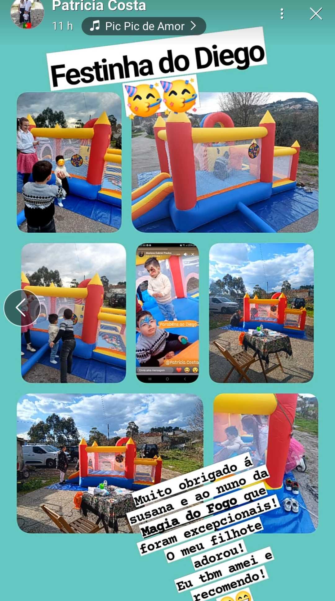 Animação de eventos