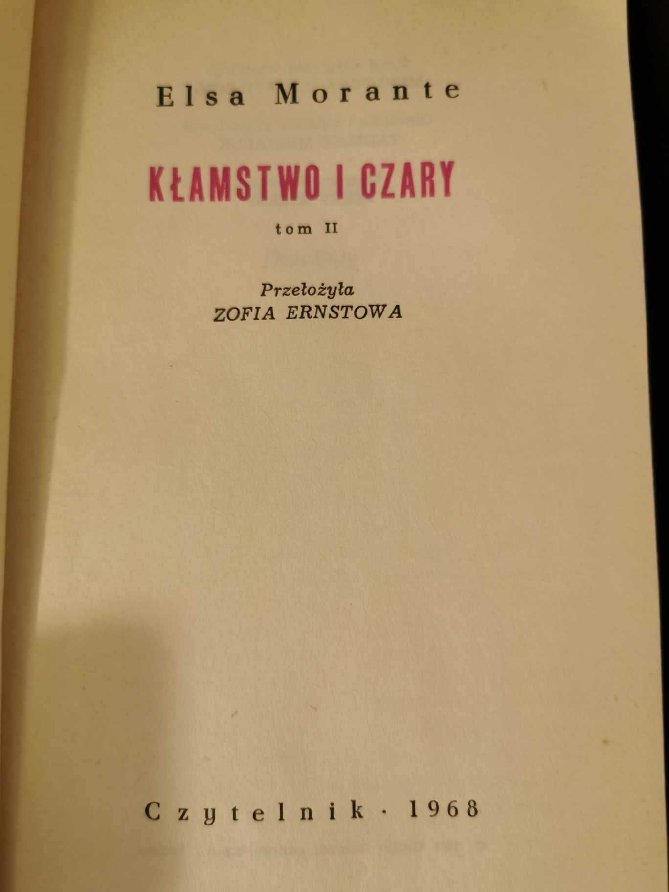 Kłamstwo i czary - Elsa Morante tom 2