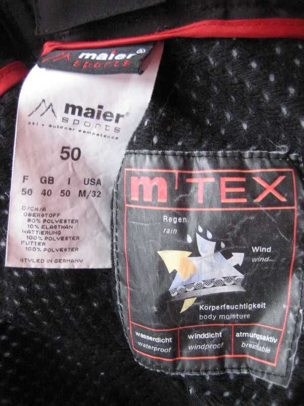 Штаны зимние лыжные горнолыжные Maier Tex Германия размер 50 L-XL