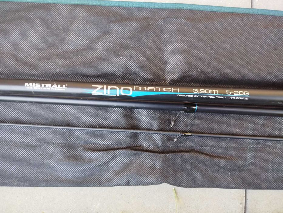 Wędka spławikowa mistral zimno match+kołowrotek mistrall ruffo 4000