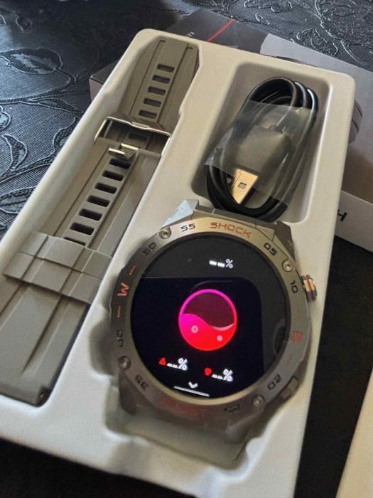 Zegarek Męski Smartwatch HD Silver  Model H60