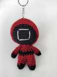 Squid game brelok kwadrat breloczek handmade