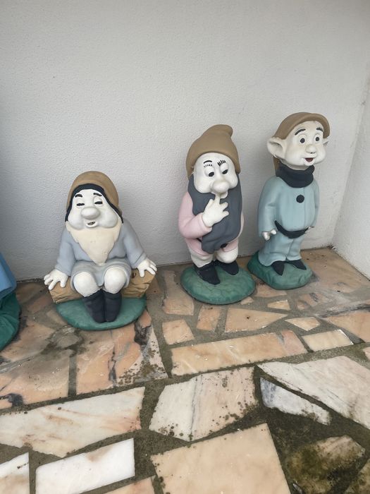 Decoração de Jardim (Branca de Neve e 7 anões)