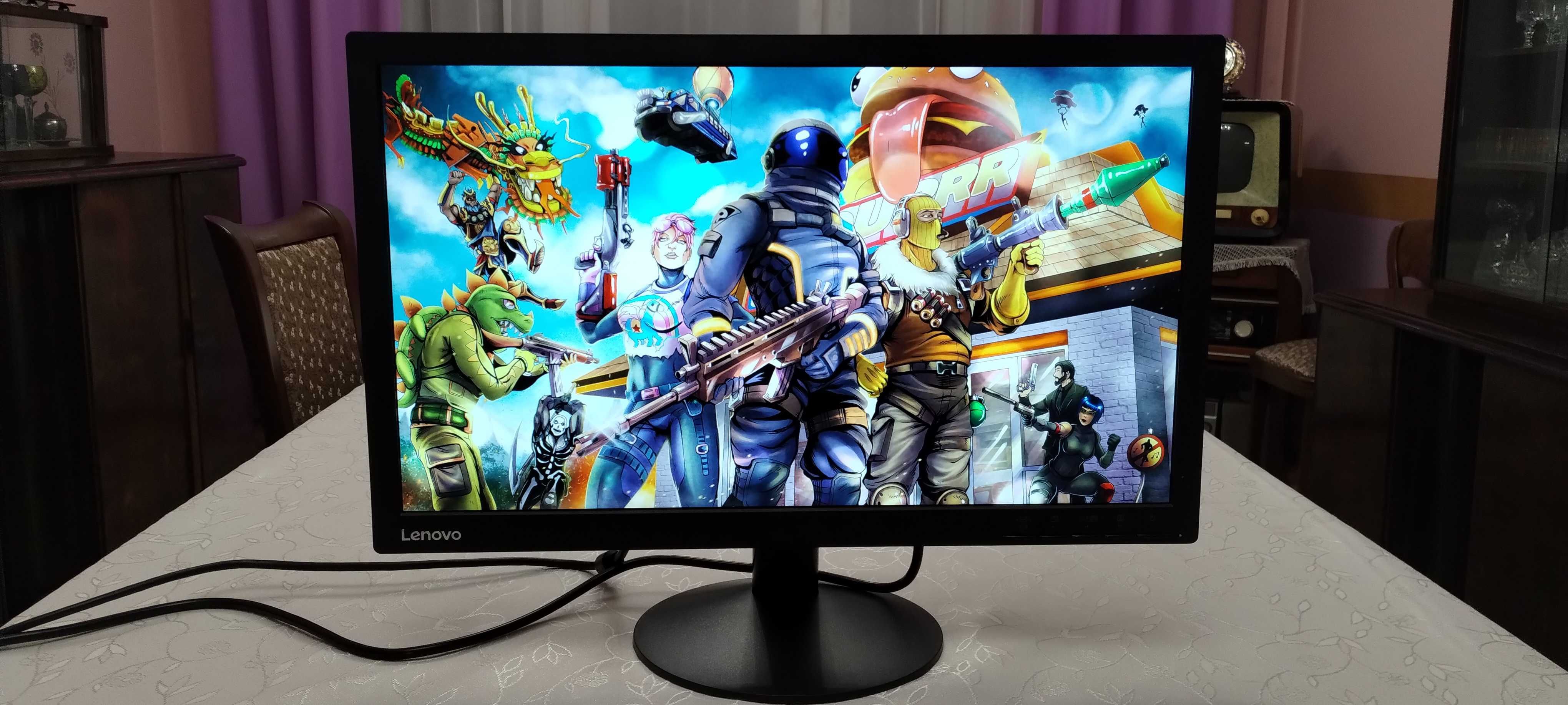 Monitor Lenovo LED FullHD HDMI/VGA/DP PC/XBOX/Playstation Gwarancja