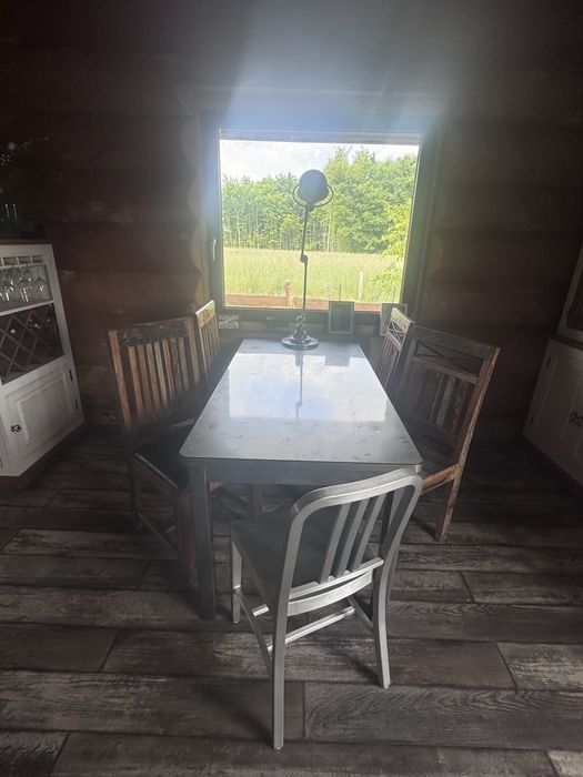 metalowy stół McDOWELL & CRAIG Vintage made in USA Matrixx