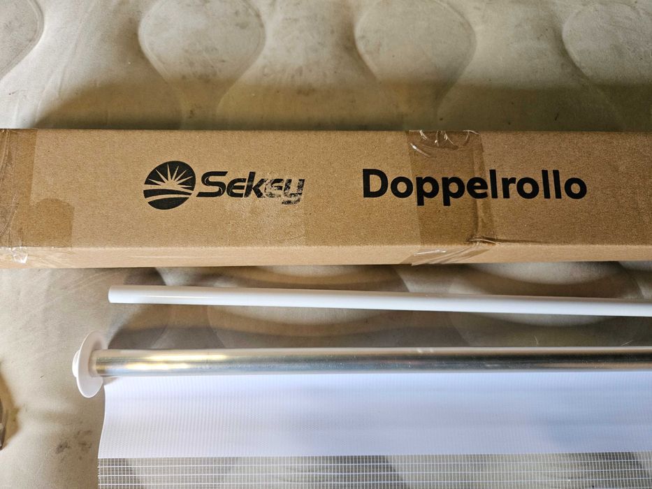 Roleta dzień noc biała 60x120