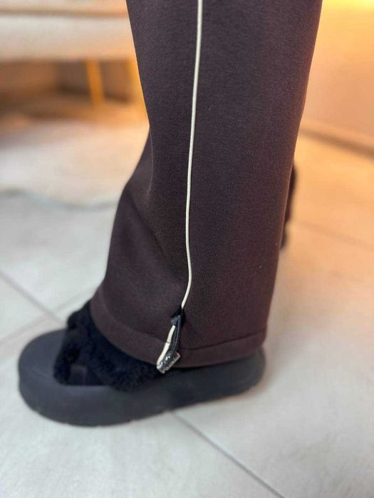 Костюм S M L трёхнитка флисовый коттон палаццо джоггеры кулиска