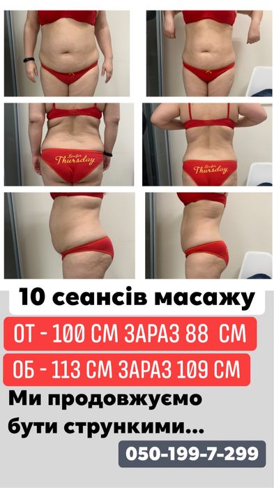 Корекція тіла. Масаж. Обгортування