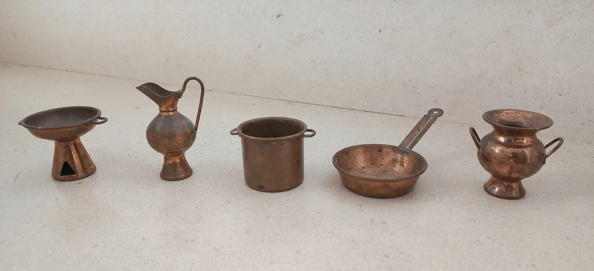 Miniaturas em Latão de utensílios