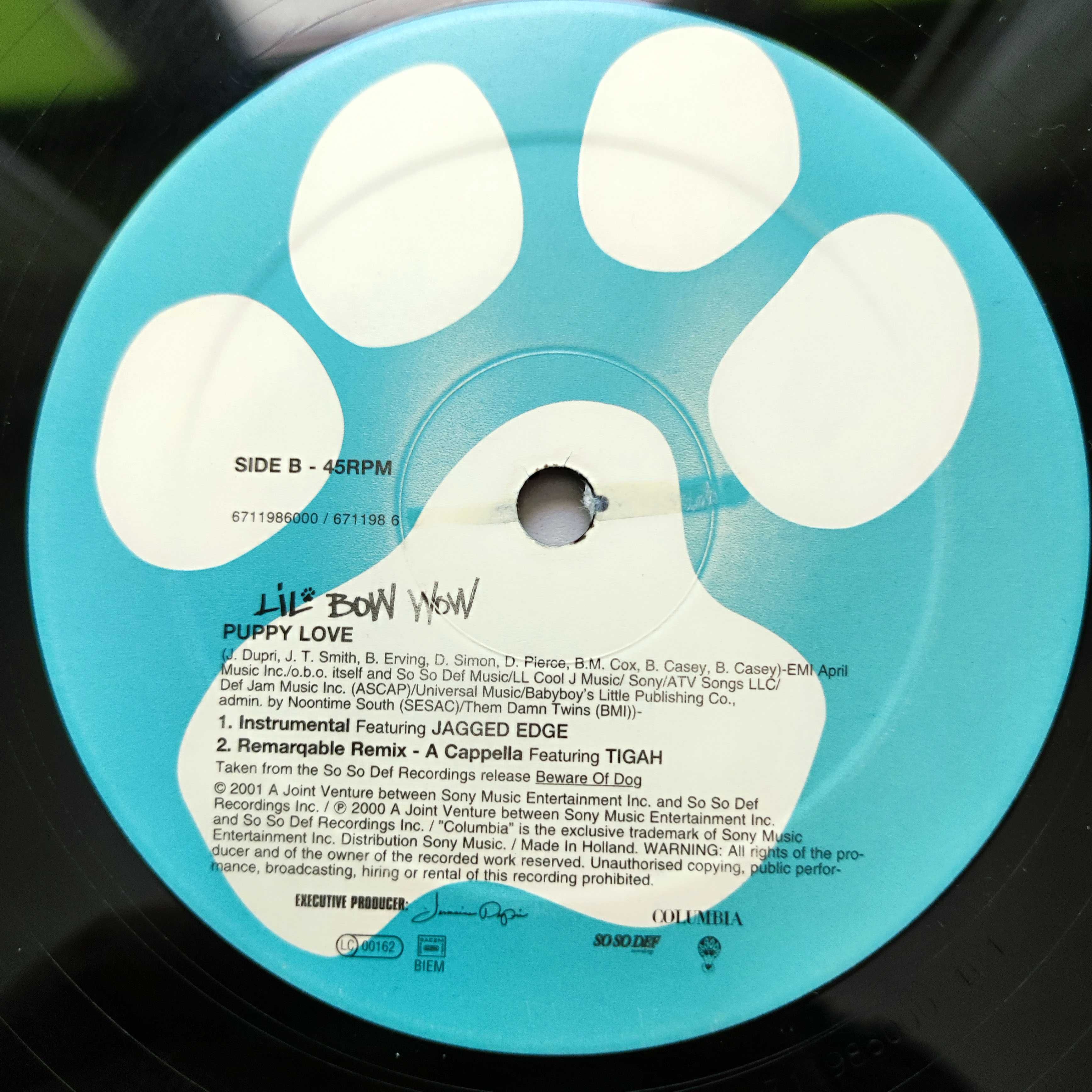 LIL BOW WOW - Puppy Love (wyd. 2000r SONY i SO SO DEF) LP 12" winyl