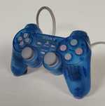 Pad Sony PlayStation PSone SCPH-110 Clear Blue Sprawny